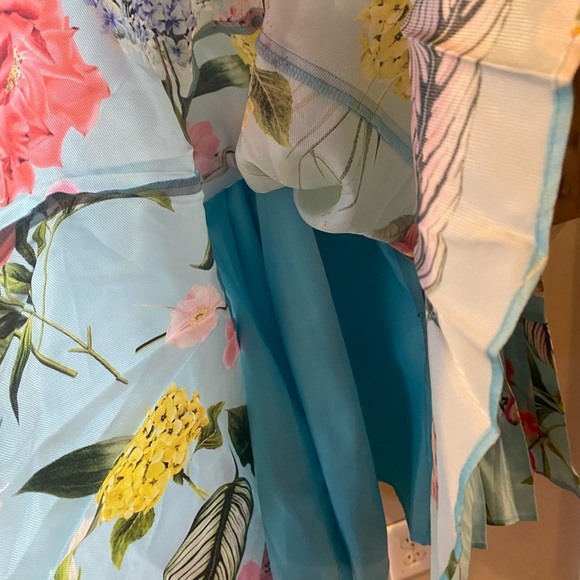 Talbots Spring Floral Dress SIZE 16 PETITE - Picture 6 of 8